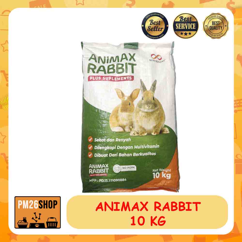 PAKAN KELINCI ANIMAX RABBIT 10 KG