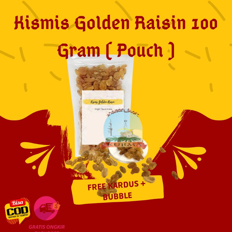 

Kismis Anggur Golden Raisin / Kismis Asam Manis Raisin Starr / Oleh Oleh Haji dan Umroh
