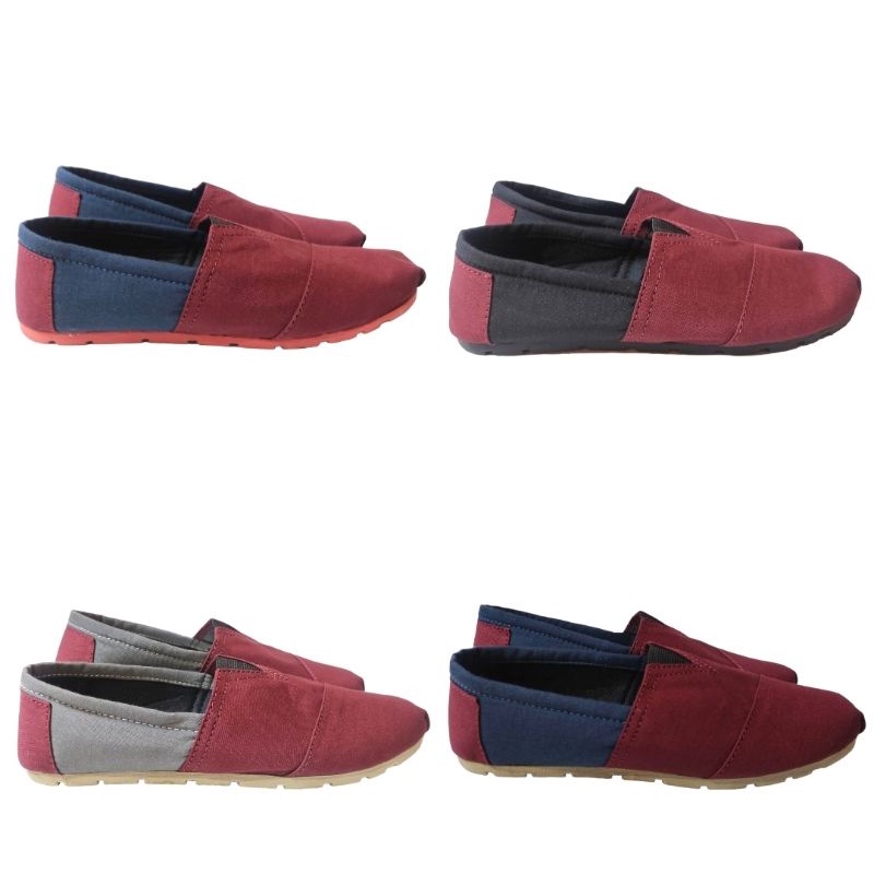 promo sepatu pria wanita slip on