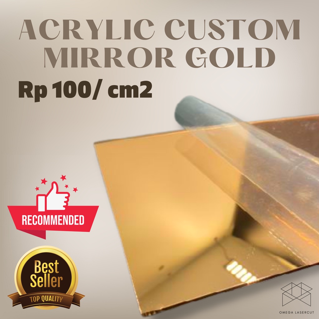 Acrylic Mirror 2mm Akrilik Mirror Premium Lasercut Laser Cutting Acrylic Custom Akrilik Murah