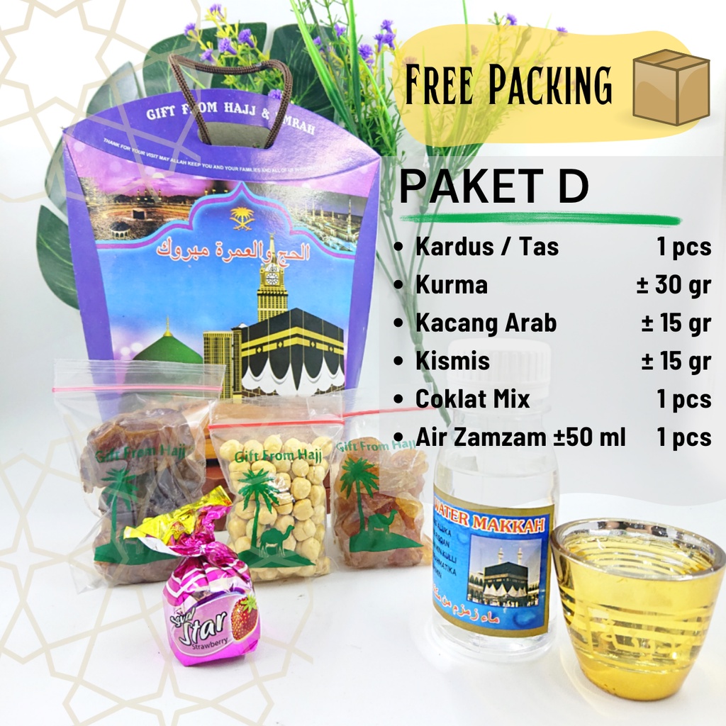 HAMPERS / PAKET OLEH OLEH HAJI DAN UMROH - PAKET D