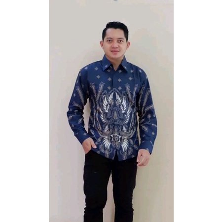 kemeja batik solo premium ..batik murah lengan panjang