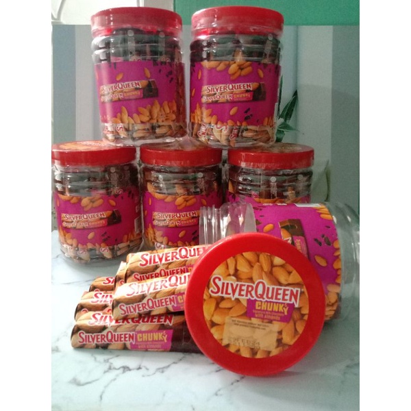 

Coklat Silverqueen chunky bar Almond 30 gram ecer