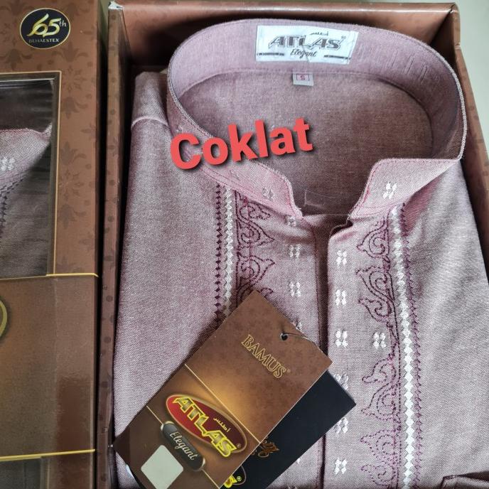 TERMURAH Baju koko Atlas Elegant Lengan panjang /BAJU KOKO PRIA/BAJU KOKO DEWASA/BAJU KOKO ANAK/BAJU