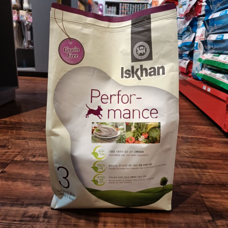 Iskhan Dog GrainFree Performance 1.2 Kg / Dog food FreshPack Iskhan