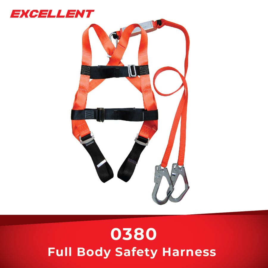 Full Body Harness With Absorber Double Lanyard 0380 EXCELLENT