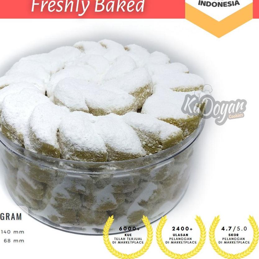 

♞ Kue Putri Salju Mede Home-made 500 gram 1/2 kg Kudoyan ♘