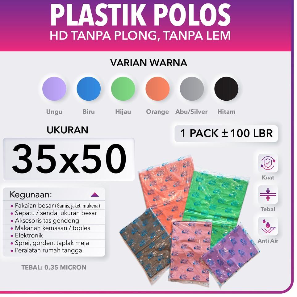 

ぜ Kantong plastik tanpa plong polos 35x50 (Ukuran Jumbo) Plastik packing /Plastik olshop TELAH HADIR 35X