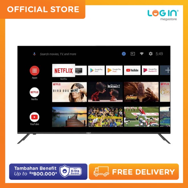 Aqua Smart TV LE43AQT1000U Full HD 43 inch Android 9