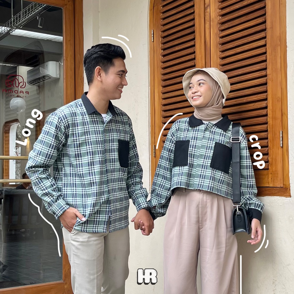 NOIR - Kemeja Flannel Couple