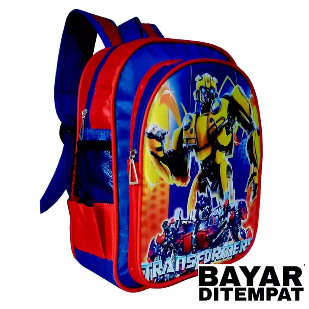 Ransel Karakter Transformers Kode K20 ( HARGA GROSIR ) Tas Anak Sekolah Model Gendong