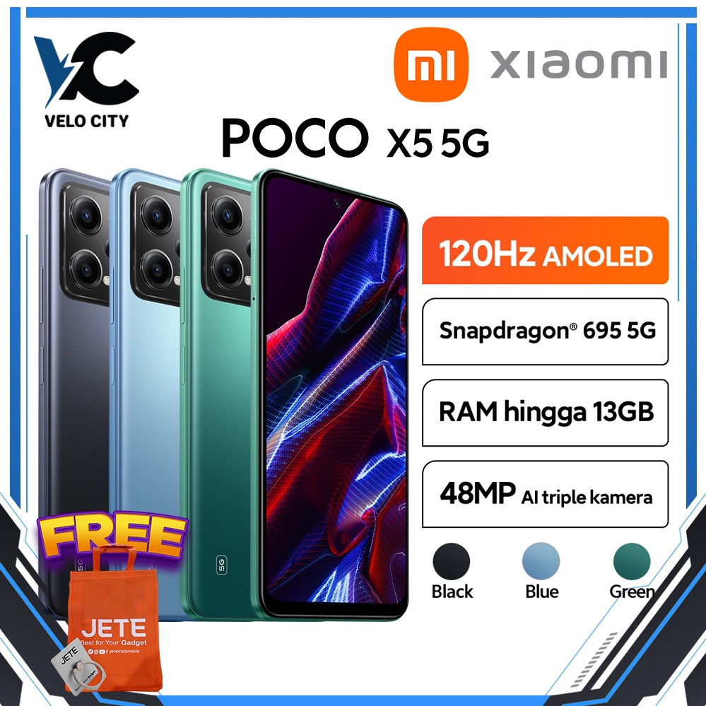 Xiaomi Poco X5 5G 6/128GB - 8/256GB Garansi Resmi Xiaomi Indonesia