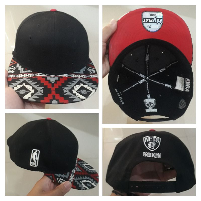 Topi NBA hyflat snapback setelan second