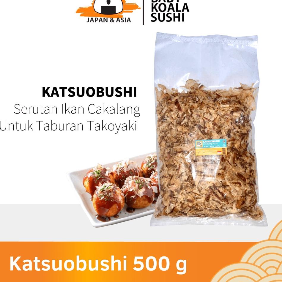 

Terkini KATSUOBUSHI Bonito Flakes 500 g Halal │ Taburan Takoyaki Katsuo Bushi Serutan Ikan Cakalang
