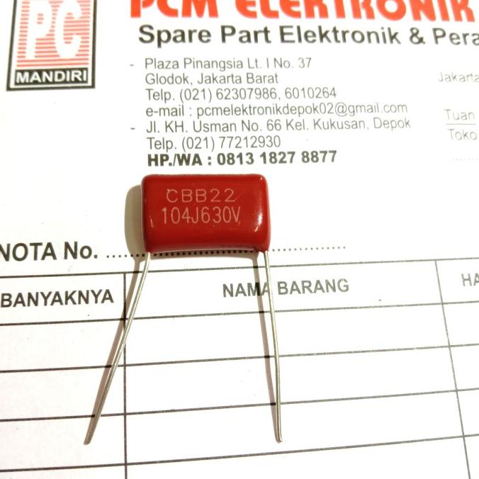 Milar 104J630V 104J 630V 104 630 100nf pcmelektrob9090 Buru Order