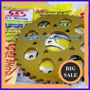 sparepart GEAR BELAKANG 428 43  SSS ORIGINAL  SATRIA 2 TAK RU HIU SMASH SATRIA FU LAMA  FU BARONG  S