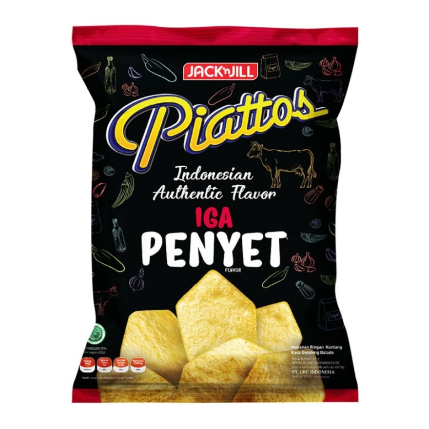 

PIATTOS SNACK IGA PENYET PCK 75GR