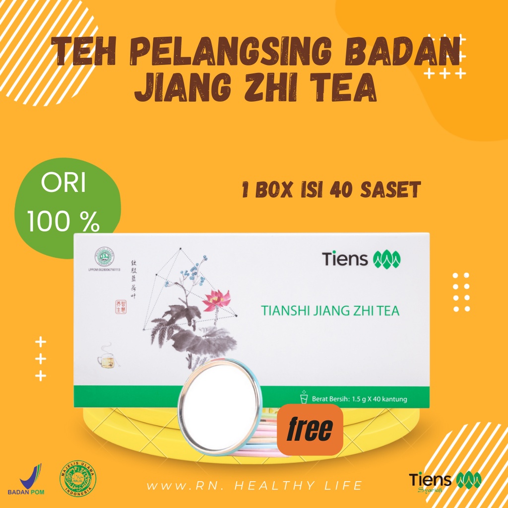 TEH PELANGSING BADAN HERBAL TIENS TEH JIANG ZHI TEA TIENS ORIGINAL