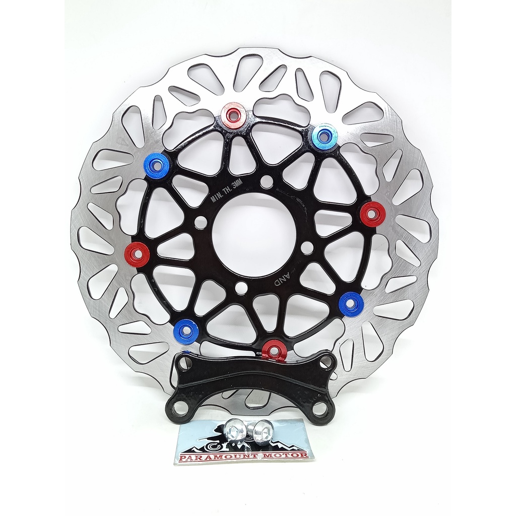 disc piringan cakram depan lebar Mio soul / Mio sporty / Mio smile model psm black