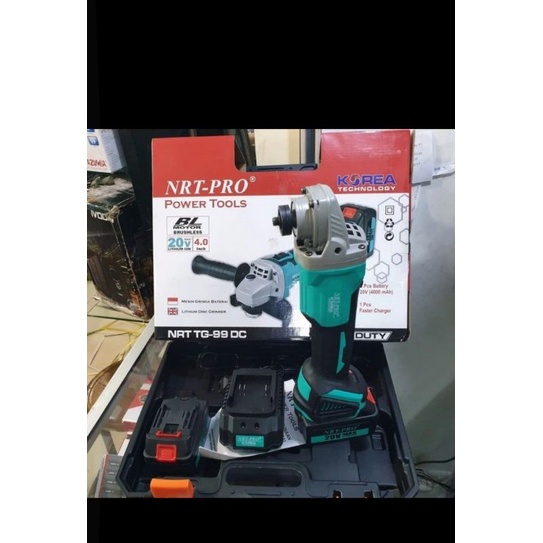 Gurinda Cordless Gerinda Battery NRT PRO 4" TG 99 DC / Dewalt
