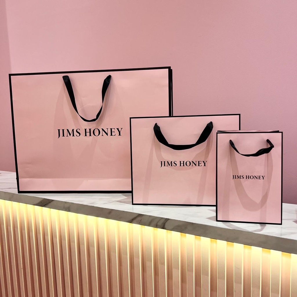 PAPER BAG JIMS HONEY PINK