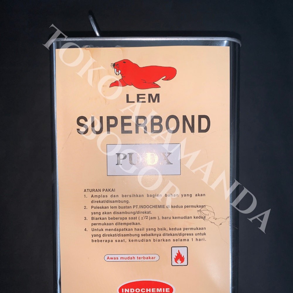 

Lem SUPERBOND PU DX Galon Aibon Serba Guna Kulit Kain Karpet Sepatu