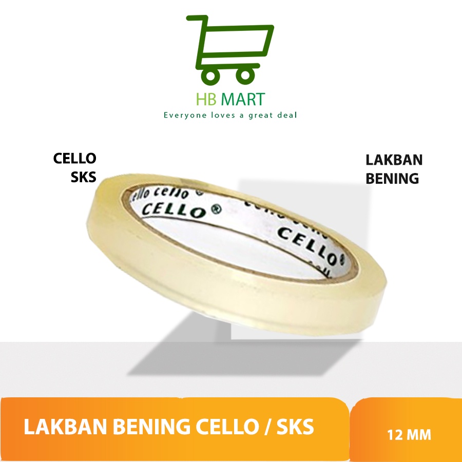 

LAKBAN BENING SKS/ LAKBAN BENING CELLO/ LAKBAN 12 MM/ ISOLASI 12 MM/LAKBAN 72 YARD