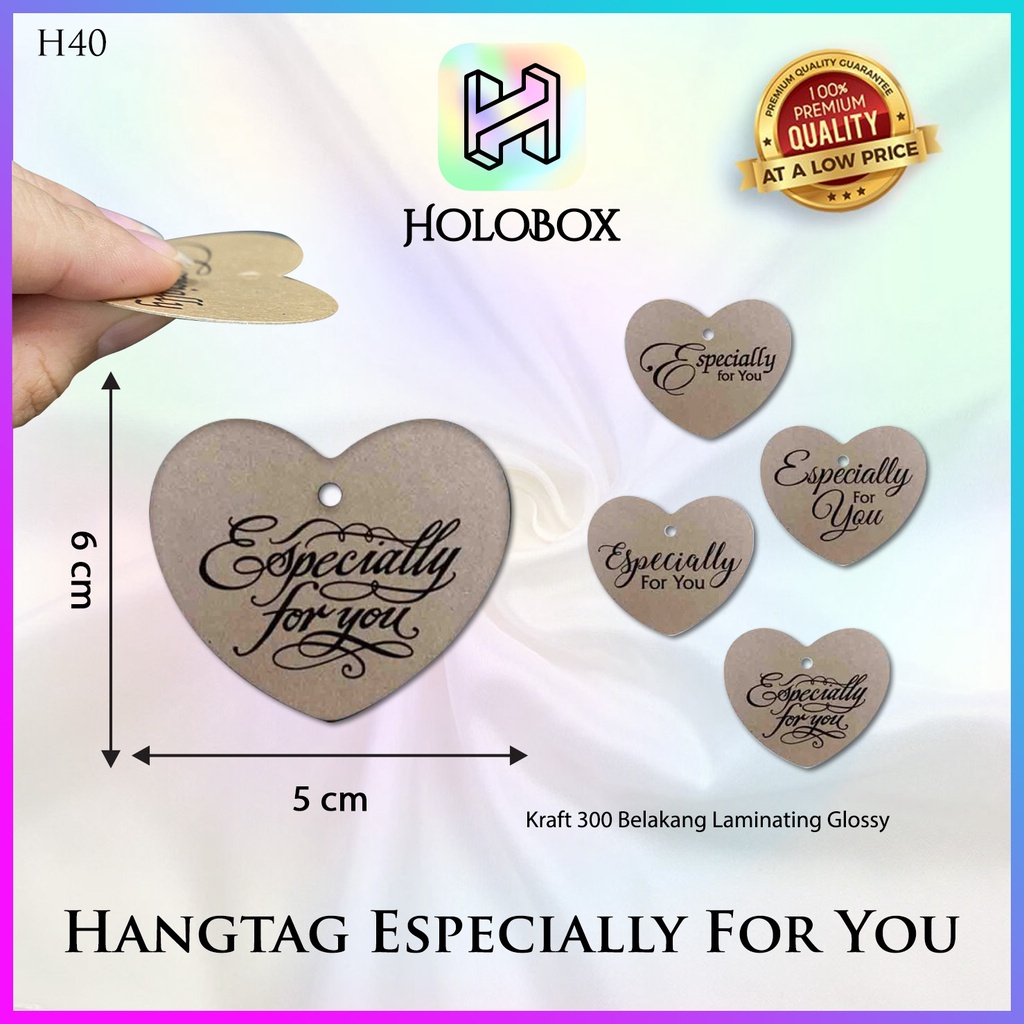 

Hangtag|Hangtag Murah|Hangtag Kraft|Hangtag Especially For You|H40