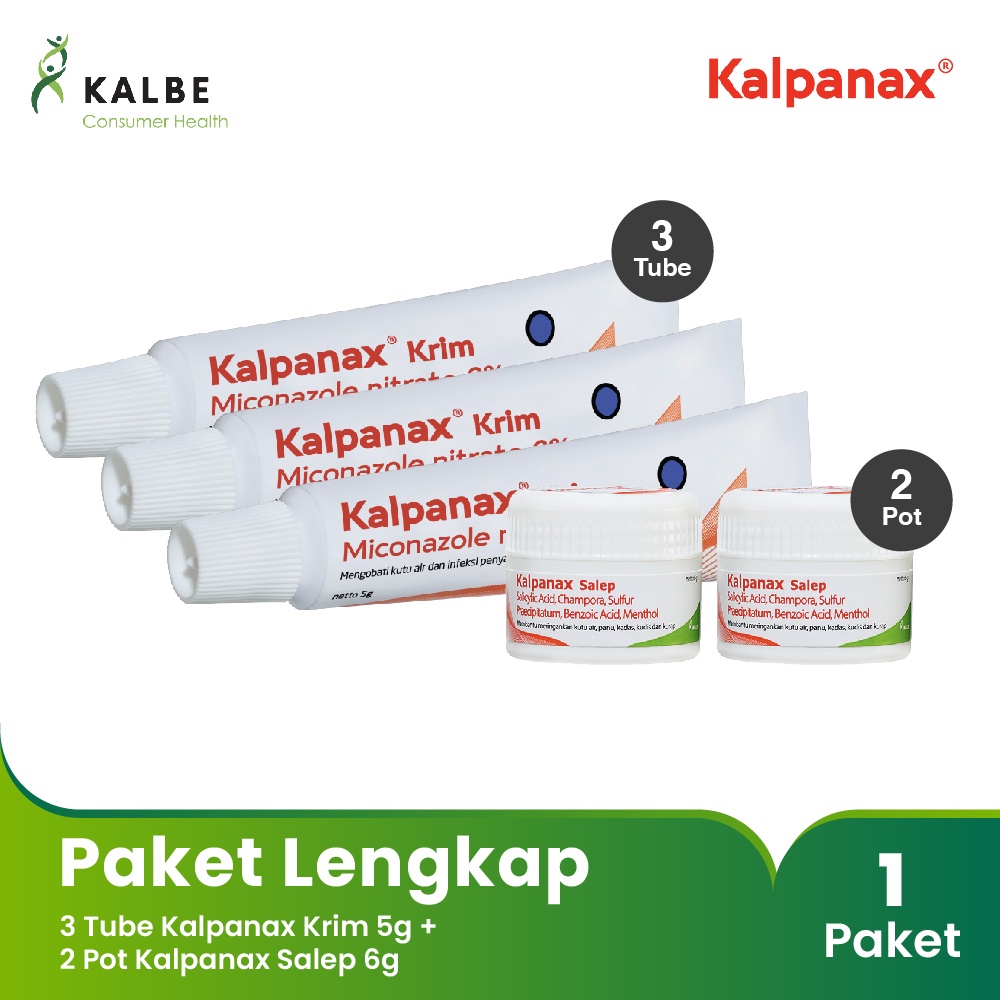 Kalpanax Paket Lengkap Obat Kutu Air dan Jamur