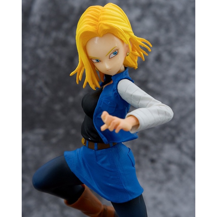 FLASH SALE ANDROID 17 18 ACTION FIGURE DRAGON BALL TINGGI 19CM TERBARU