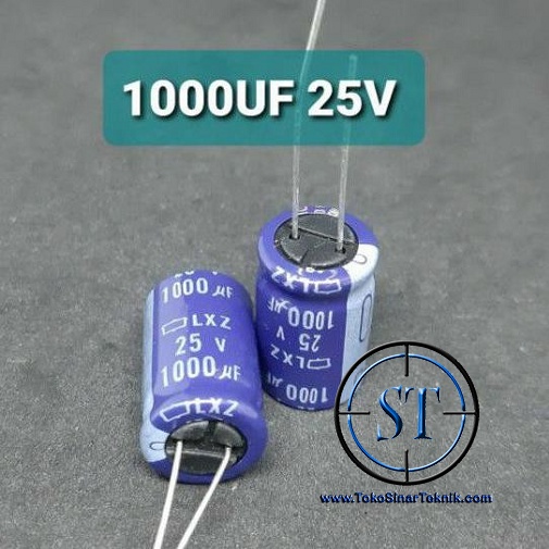 Elco Elko Kapasitor Capacitor 1000/25 1000uF/25 Kapasitor Elko 1000 Micro 25V 1000/25V 1000uf 250v 1000 Mikro 250v HIgh Quality ISI FULL ASLI ORIGINAL