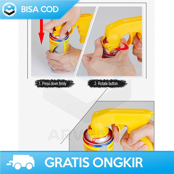 ALAT BANTU PILOX ADAPTOR SEMPROT KALENG CAT PILOK ALAT SPRAY UNIVERSAL