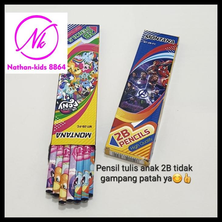 

Pencil Kayu 2B Fancy Karakter Kartun Lucu