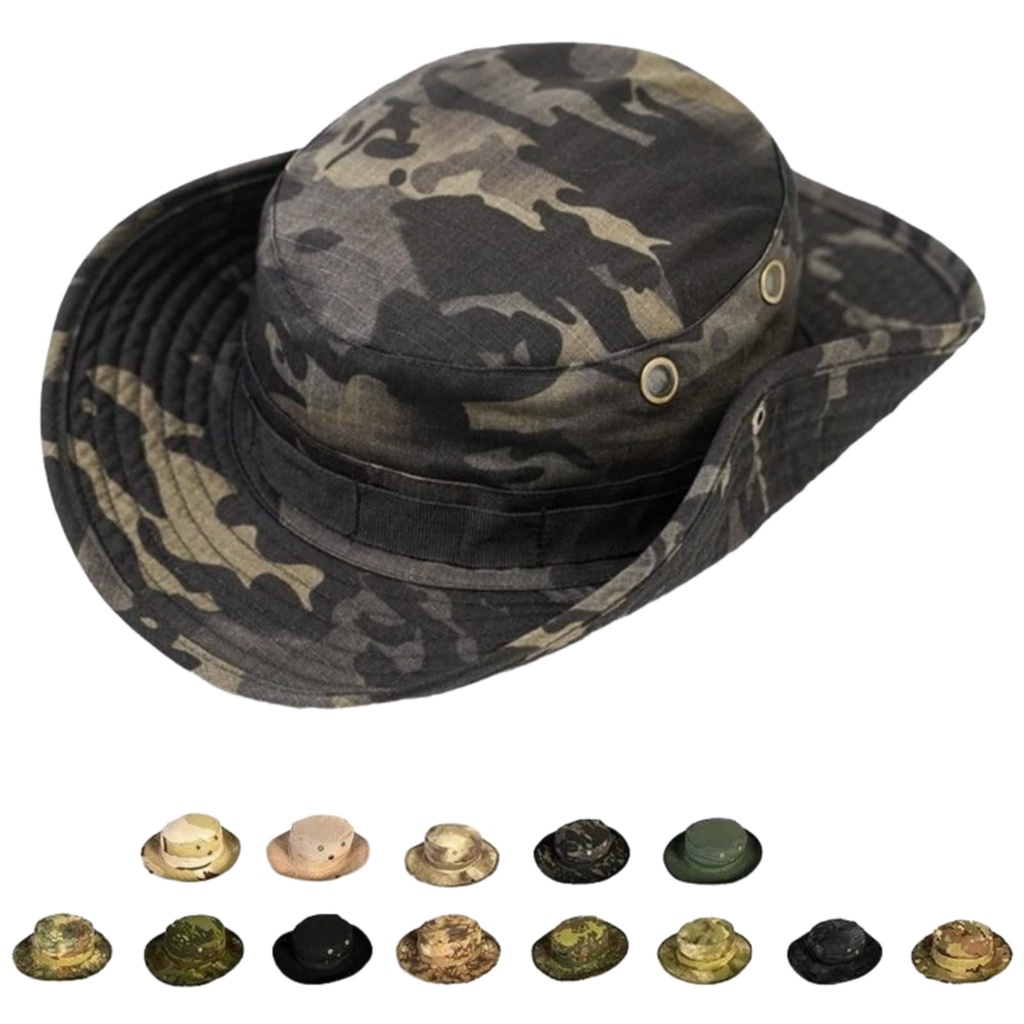 Topi Rimba Import / Topi Bucket Import/Topi Berburu/Topi Outdoor