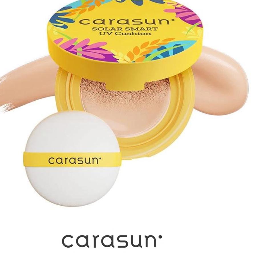 ♟ Carasun Cushion Solar Smart UV and Refill Cushion - 00 Transparant 01 Ivory 02 Cream 03 Fair 04 Na