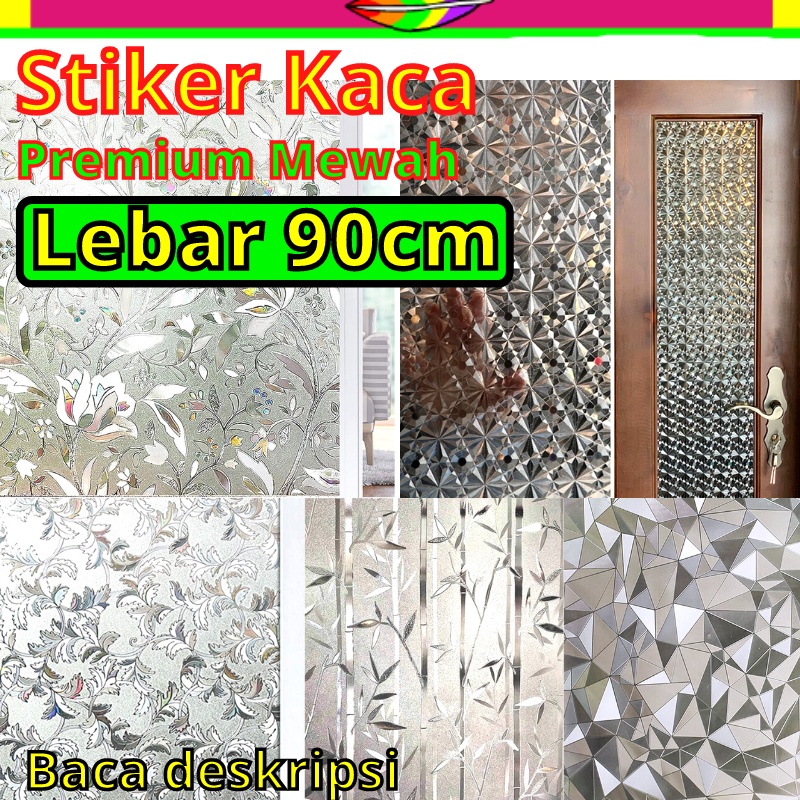 WALLPAPER STIKER STICKER KACA SANBLAS SUNBLAST SANBLAST Lebar 90cm WALLPAPER WALL FILM SETIKER GLASS