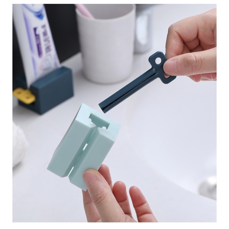 FYGALERY HL0344 Dispenser Odol Putar Penjepit Pasta Gigi Praktir Alat Pemeras Odol Portable Tooth Paste Holder