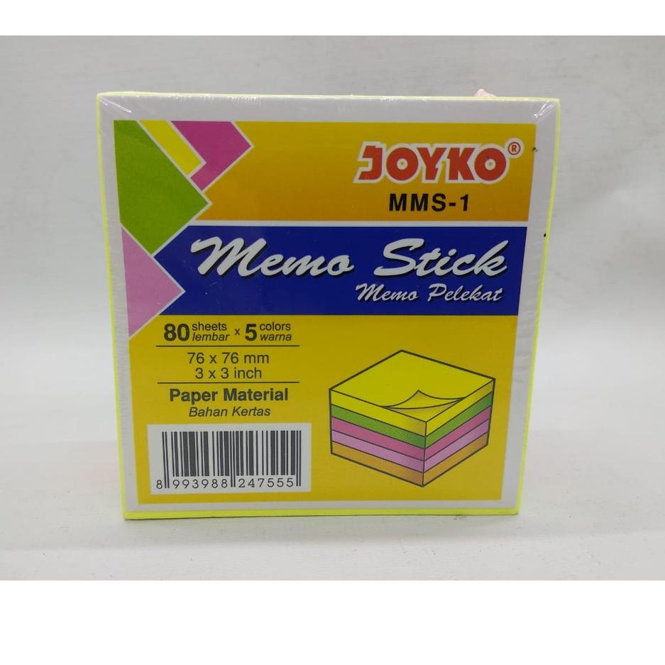 

Get It Now Memo Stick sedang / Memo Pelekat / Sticky notes sedang Joyko MMS-1