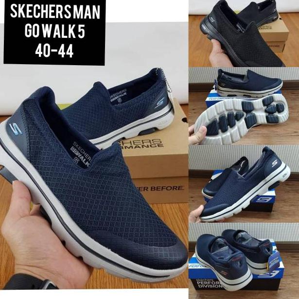 HARGA BERSAHABAT SEPATU PRIA / SEPATU SKECHERS PRIA GO WALK 5 MAN / SKECHERS GO WALK 5 / Skechers go