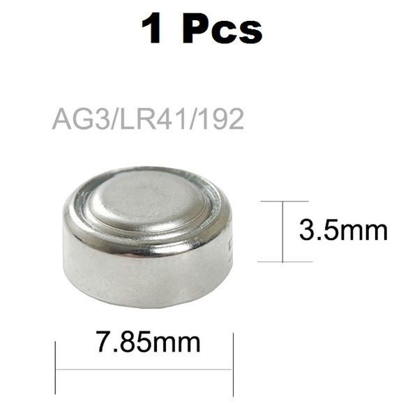 Baterai Battery Batre Batere SR41 LR41 193 AG3 jam kancing button cell - PADASAMAH