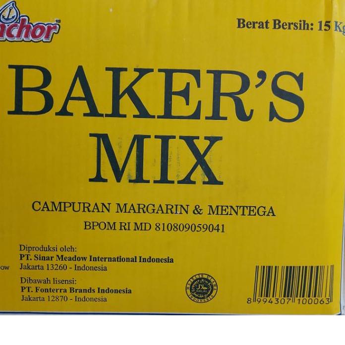 

۝ bakers mix Anchor 1 kg. butter margarine ●