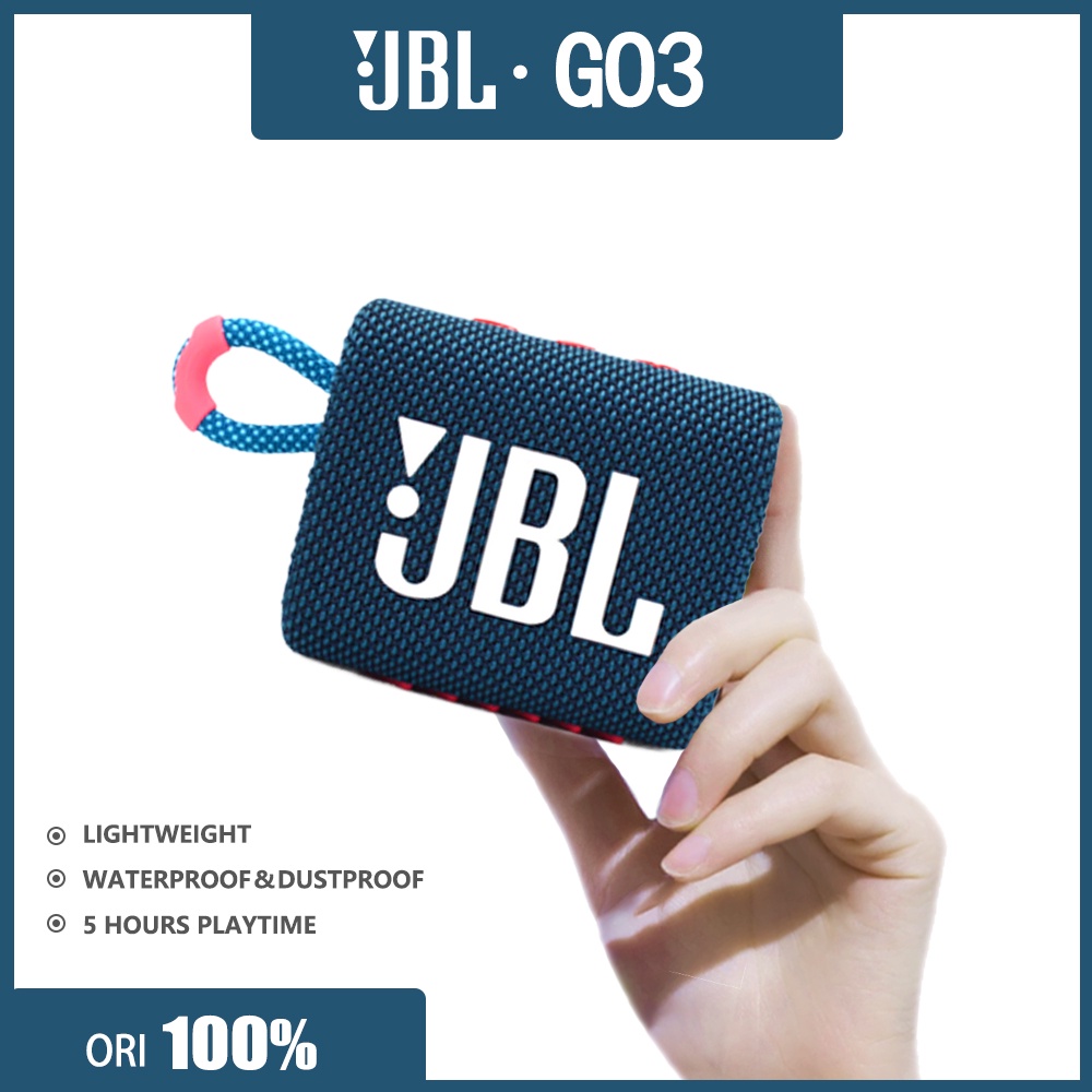 Jual JBL Go 3/JBL GO 2 Portable Wireless Bluetooth Mini Speaker Waterproof Outdoor Sports