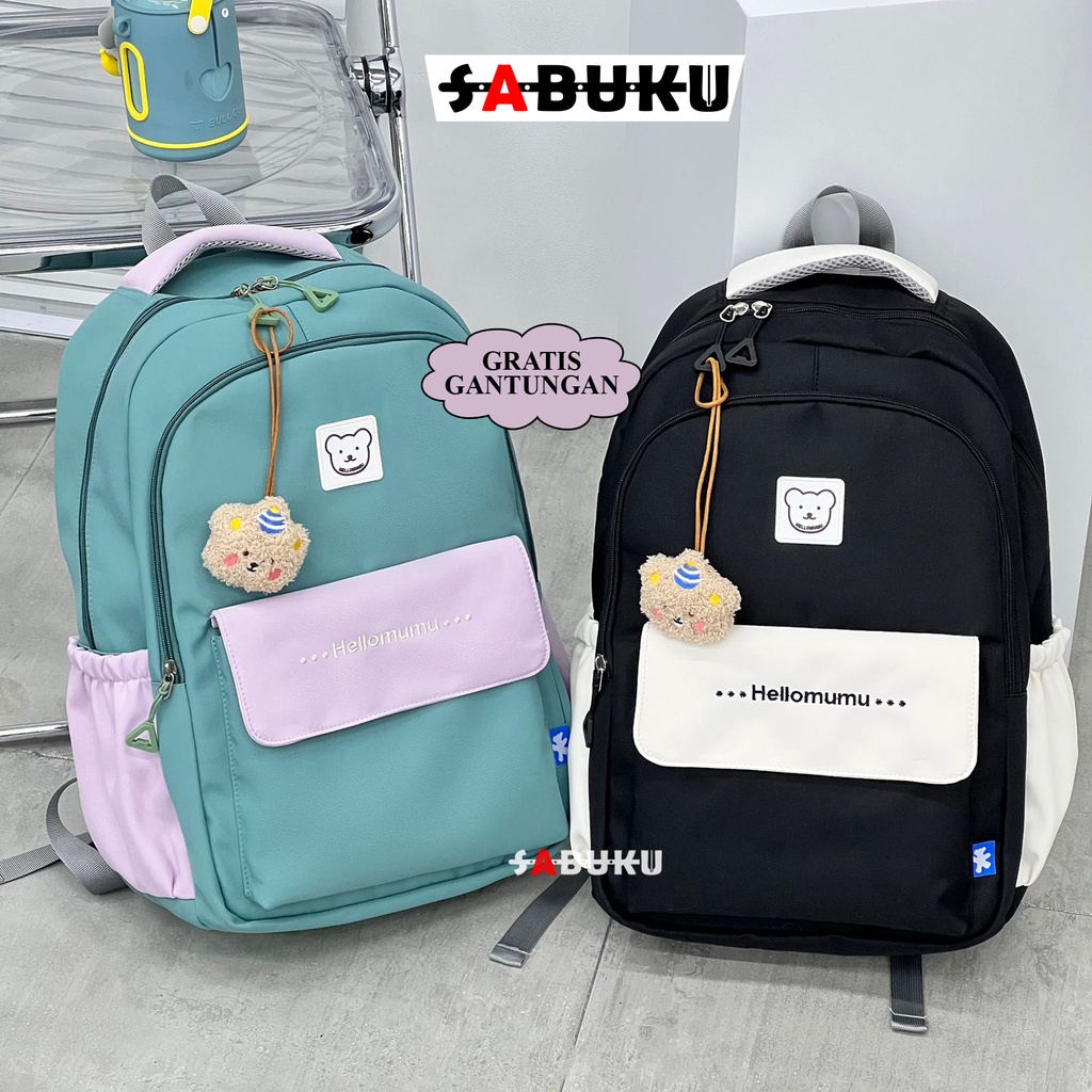 Tas Ransel Sekolah Anak Wanita Dan Pria Untuk Anak PAUD TK SD SMP Tas punggung Laptop Tas Backpack Korea Fashion Style -285