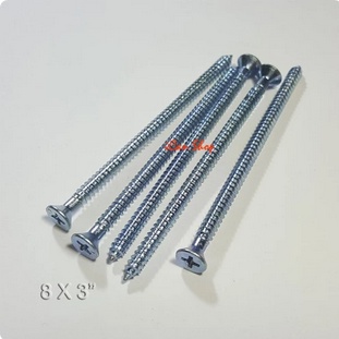 Sekrup 8 x 3" Putih 3cm MOON LION / Skrup 8x3" Sekrup 8 x 7,5 cm