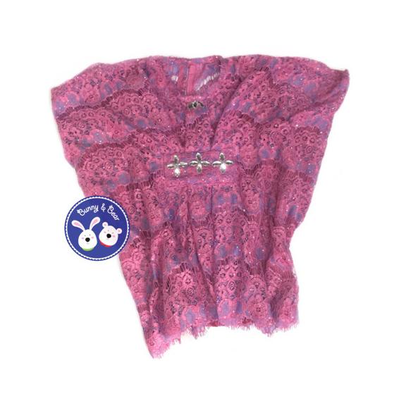 Lace Baby Kaftan / Baju Lebaran Anak Bayi Brokat