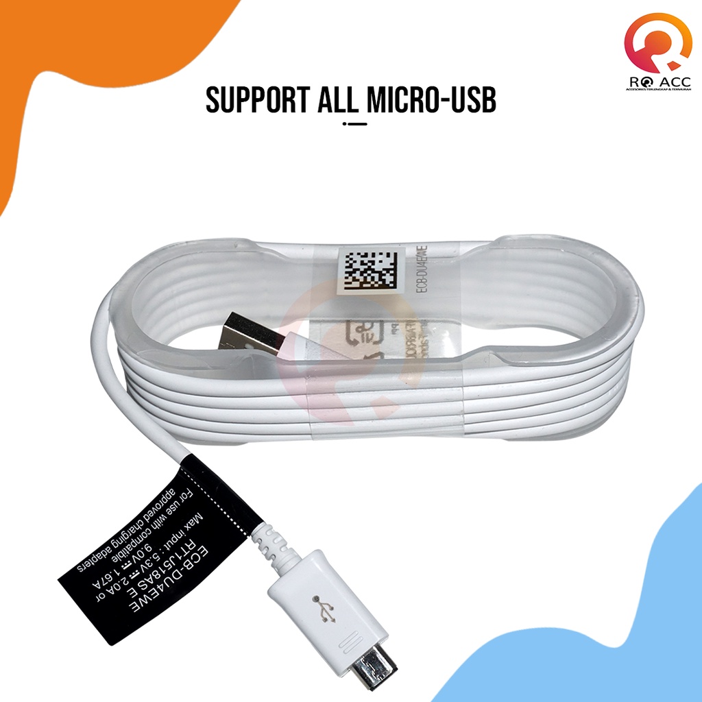 [RO ACC]  KABEL DATA SAMSUNG NOTE 4 FAST CHARGING PACKING DUS ORIGINAL