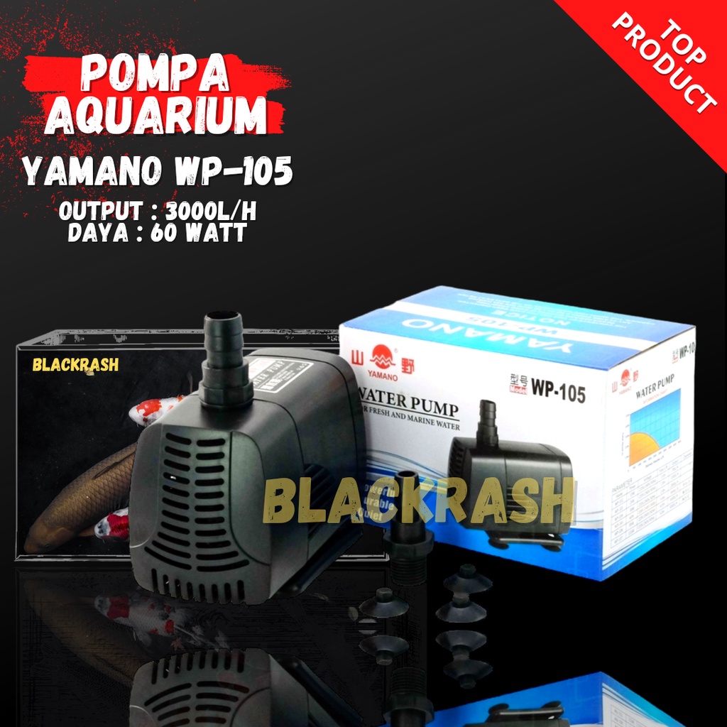 Yamano ACT 5800 - Mesin Air Power Head Pompa Celup Aquarium Hidroponik Low Watt Kolam Ikan Koi