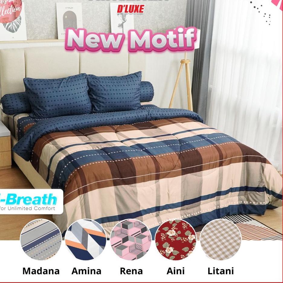 ♤ RC Kintakun Sprei Kintakun D'luxe tinggi 20 cm Edisi Nirmana 3 in 1 Ukuran 180x200/160x200/120x200