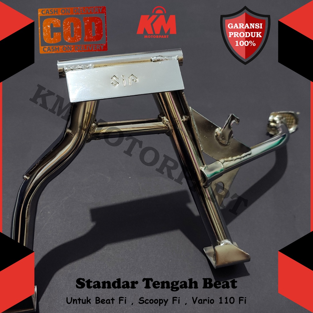 Standar Tengah Beat Fi Vario 110 Fi Scoopy Fi As Chrome