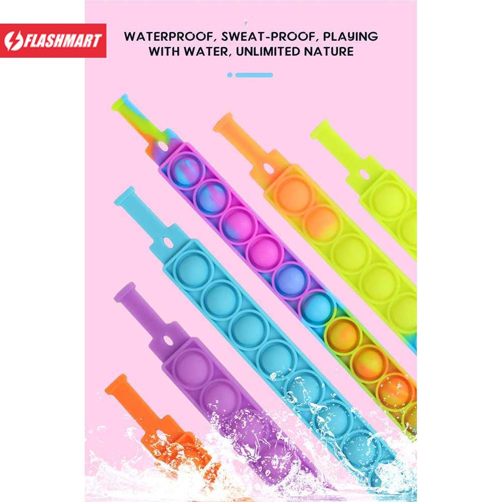 Flashmart Mainan Anak Push Pop It Bubble Sensory Toy Bracelet - N436